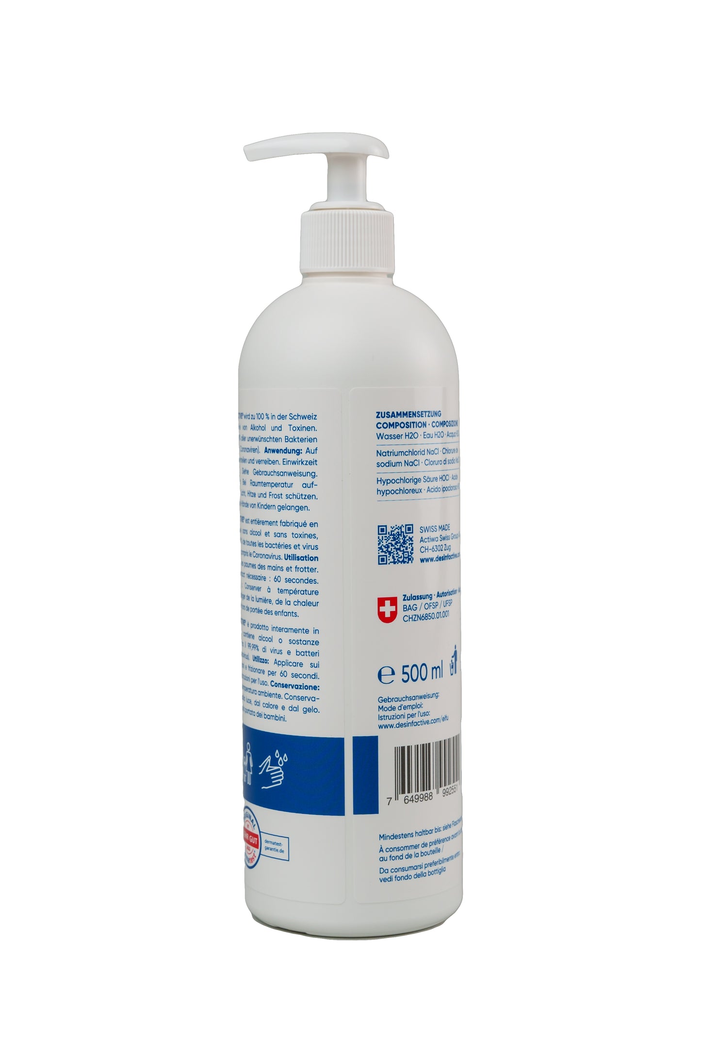 Alkoholfreies Desinfektionsmittel für die ganze Familie