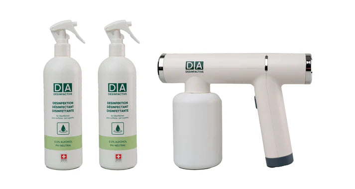 DESINFACTIVE® PURE - Atomizer Bundle - Sprühgerät für Oberflächendesinfektion inkl. 2 x Nachfüllflaschen